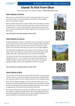 Load image into Gallery viewer, Travel To Oban - Digital Itinerary & Planning Guide
